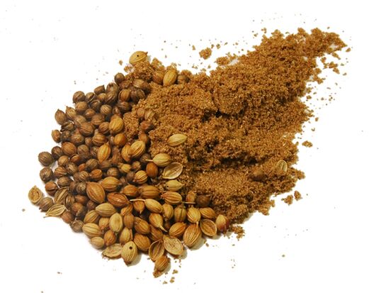 Graines de Coriandra de parasites